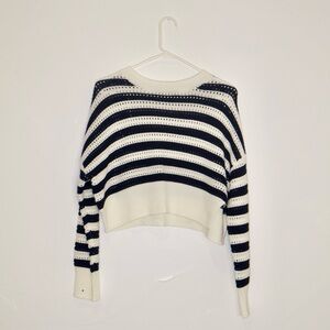Moon & Madison Striped Knit Pullover Sweater